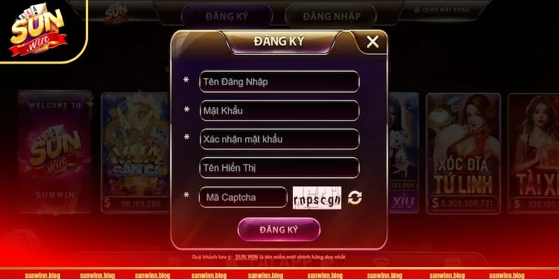 Cách đăng ký tài khoản mới tại cổng cược SUNWIN rất dễ dàng.