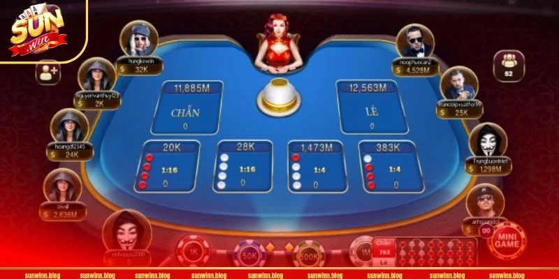 Cầu xóc đĩa biến đổi theo từng ván cược.