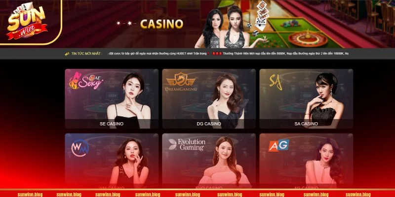 Quy định cần nắm trước khi tham gia sảnh casino SUNWIN.