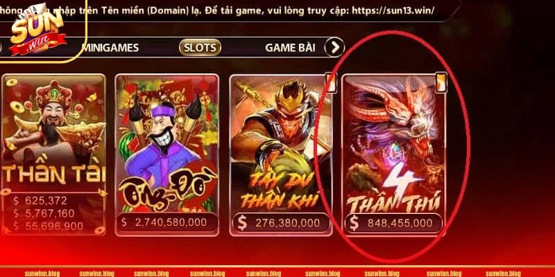 Kho game nổ hũ Sunwin phong phú và nhiều ưu đãi hot.